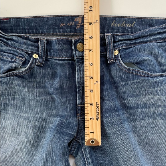7 for all Mankind Women's Low to Mid Rise Bootcut Jeans Made in the USA Size 29 - Picture 9 of 10